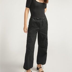 PARACHUTE CARGO PANT MID RISE STRAIGHT LEG